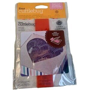 Cricut Cuttlebug Anna Griffin Empire Arch Embossing Border Folder Set - New